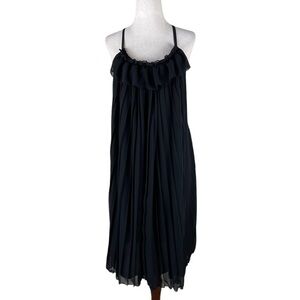 McGinn Black Pleated Dress